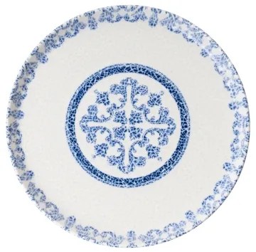 27 darabos étkészlet fehér/kék/porcelán