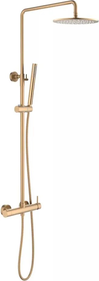 AREZZO design ASTRO 2 funkciós zuhanyrendszer, szálcsiszolt bronz