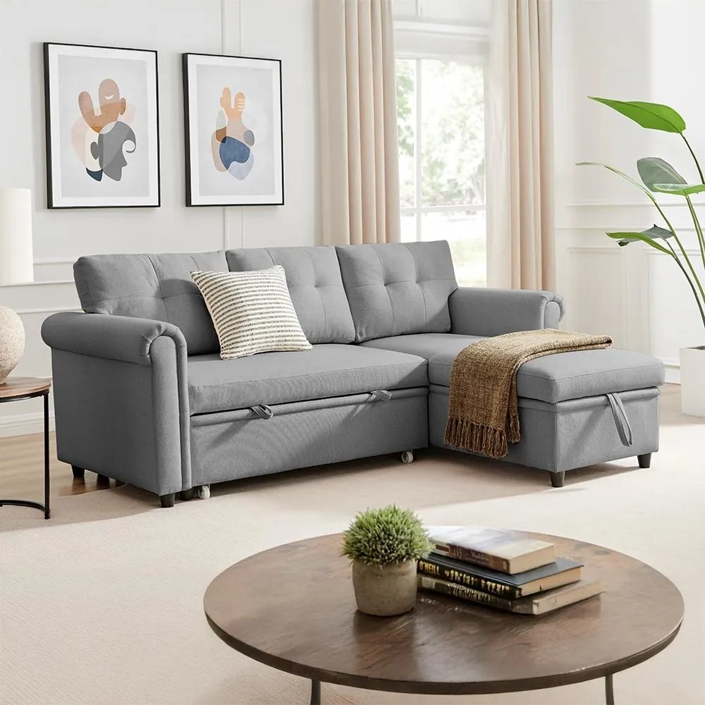 Catini NESTA sarok ülőgarnitúra, szürke