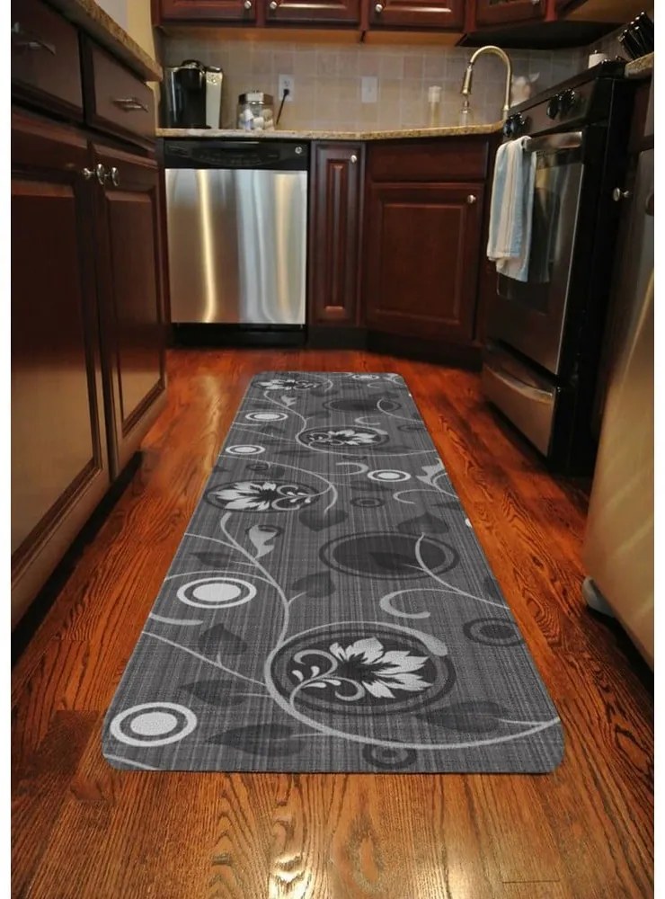 Szürke mosható futószőnyeg 58x230 cm Rosie – Oyo Concept