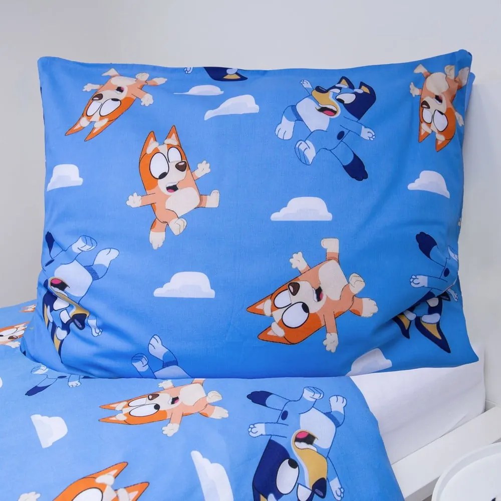 Egyszemélyes pamut gyerek ágyneműhuzat 140x200 cm Bluey – Jerry Fabrics
