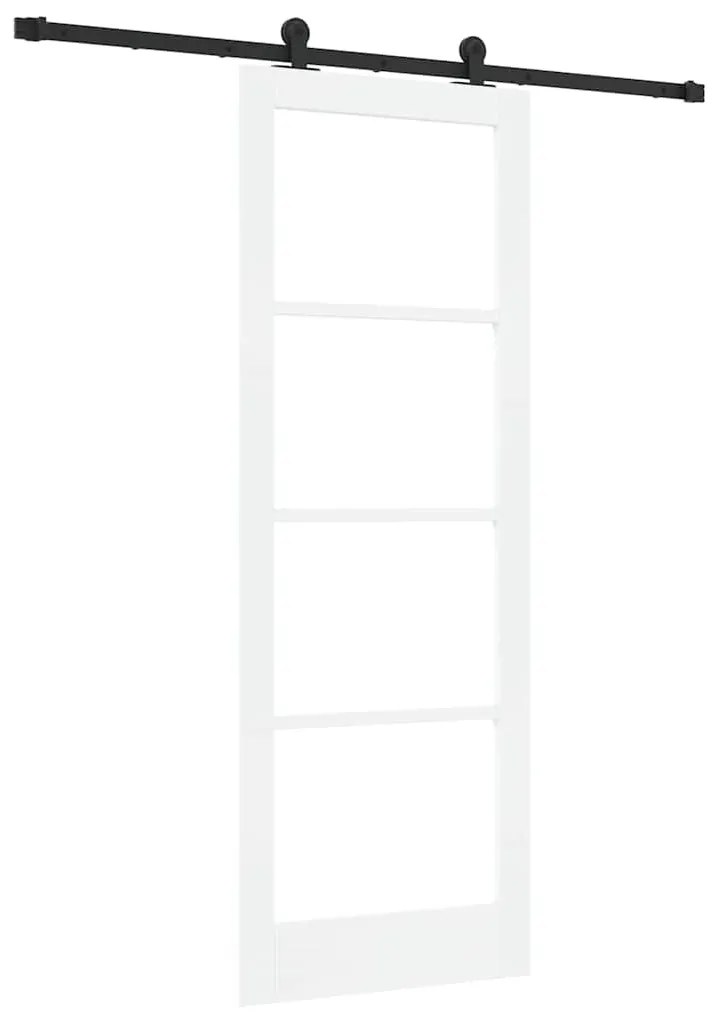 Csúszóajtó ORKDAL Fehér 78 x 211 cm Fa és fém