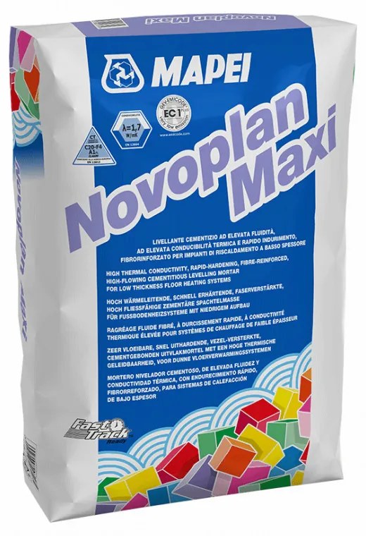 Novoplan Maxi önterülő aljzatkiegyenlítő padlófűtéshez