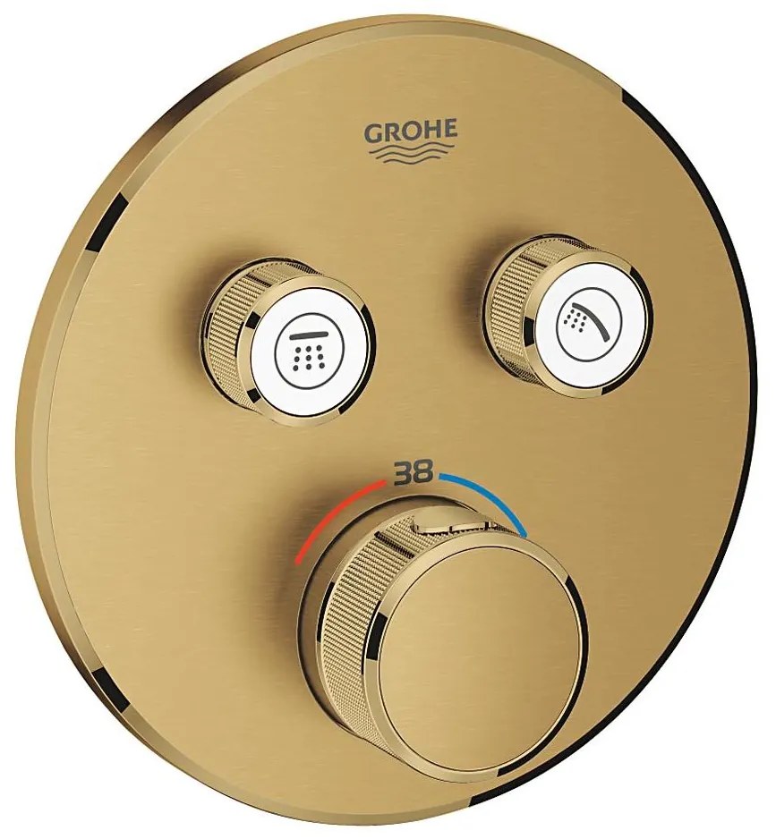 GROHE 29119GN0 - GROHTHERM SMARTCONTROL falba süllyeszthető termosztát, aranyszínű