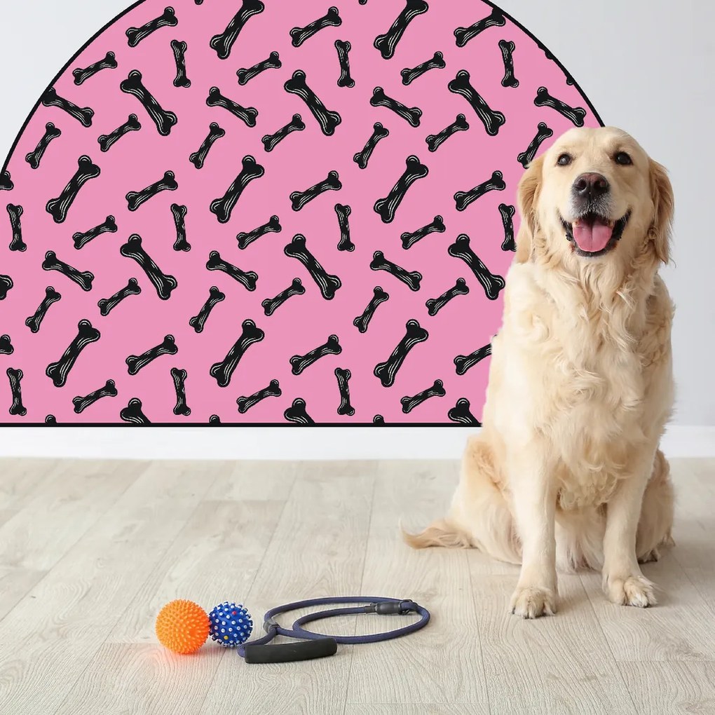 PIPPER. Védő textil falmatrica – Ív – Csontocskák Méret: 83x60cm, Indíték: névvel