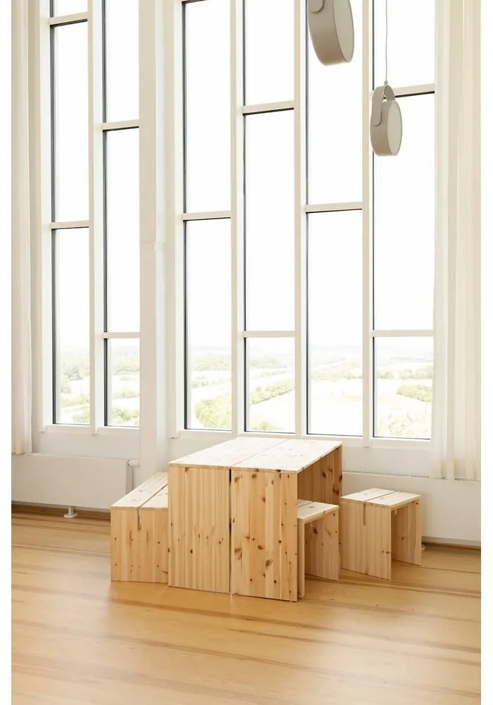 Borovi fenyő étkezőasztal 79x124 cm Join-In – Karup Design