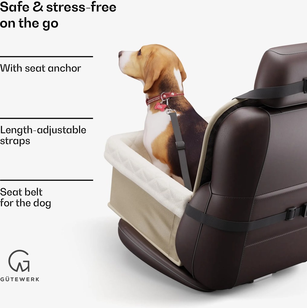 NA Rocky, kutya autósülés, poliészter, biztonsági öv, összecsukható, rugalmas