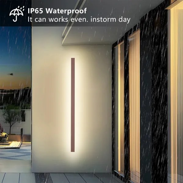 BRILAGI-LED kültéri fali lámpatest LINEAR LED/32W/230V 3000K IP65 140 cm barna CRI 90
