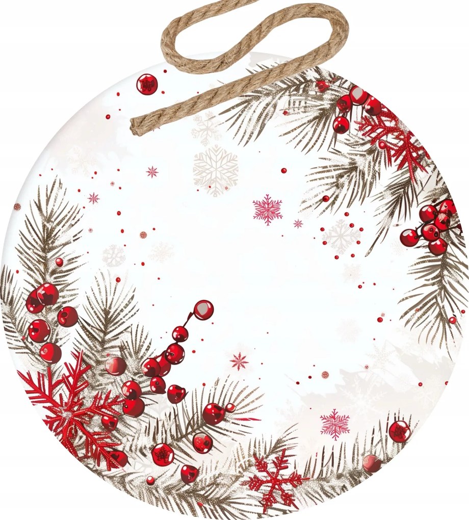 Karácsonyi gömbök karácsonyfadísz Karácsonyi nyomtatás 5db