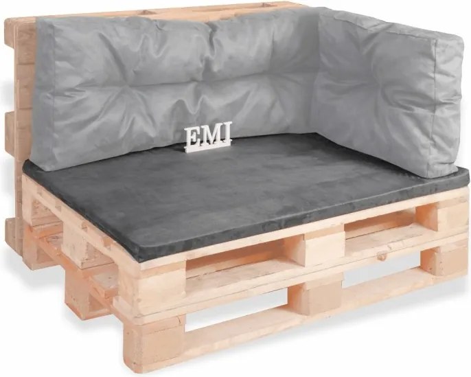 EMI szürke vékony kerti raklap párna