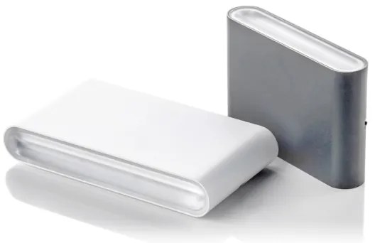 LED2 - LED Kültéri fali lámpa FLAT 2xLED/3W/230V IP65 fekete