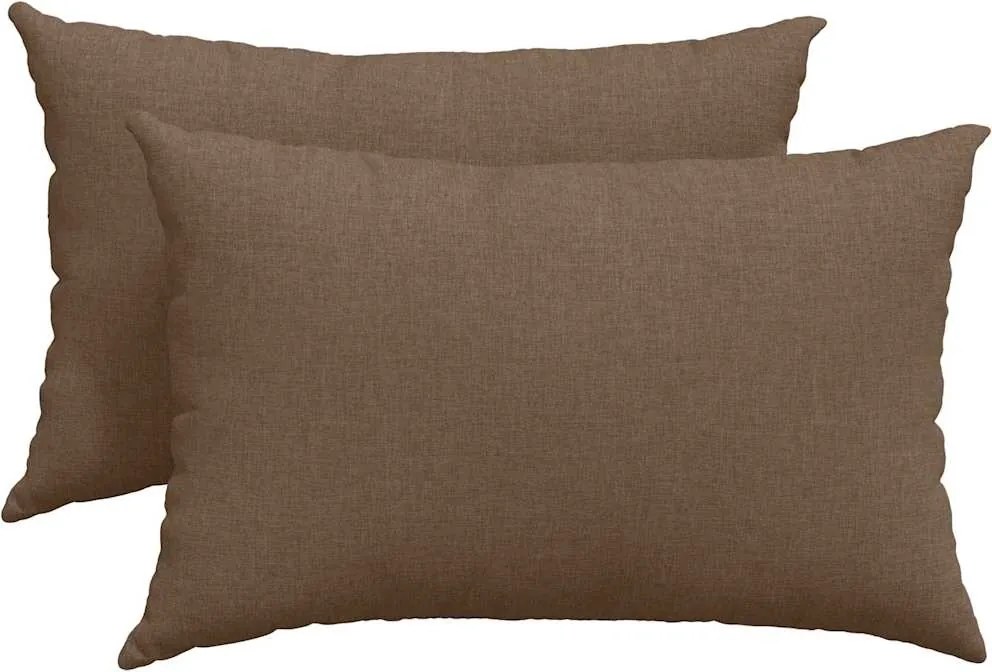 vidaXL Kanapé párnák 2 pcs Barna 60 x 40 cm szövet