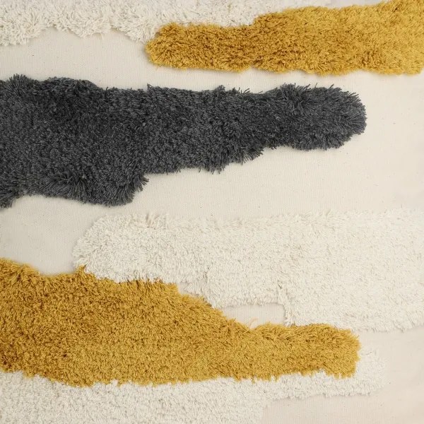 Eglo 420002 - Dekoratív párna CHEVERY 45x45 cm sárga/szürke