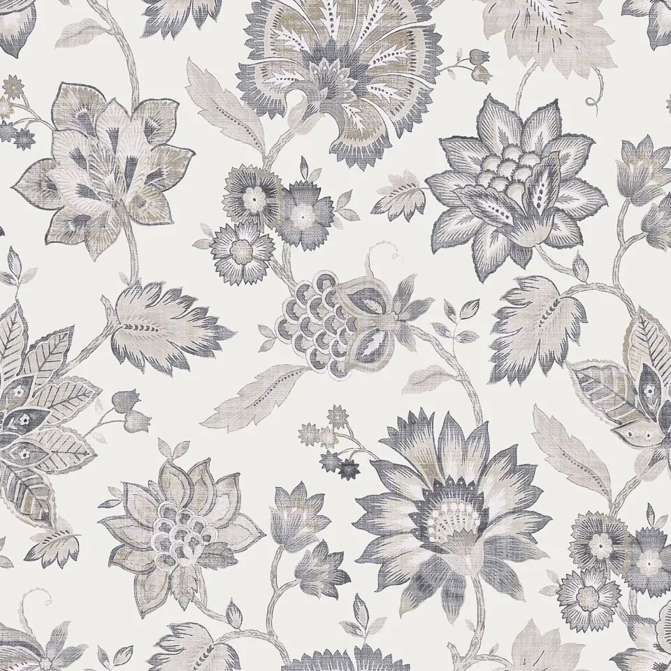 Arthouse Signature 1 English Garden szürke virágos papír tapéta – 924707