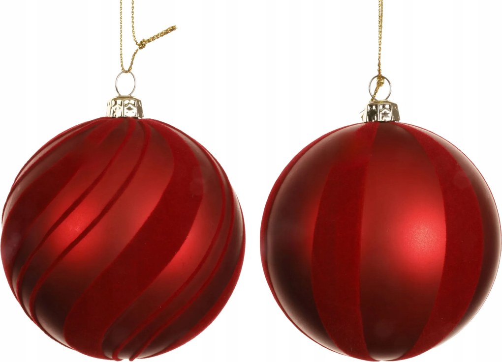 Műanyag labda matt piros 8cm