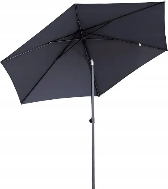 Kerti Terasz Napernyő Fekete Sötét Antracit 180 CM