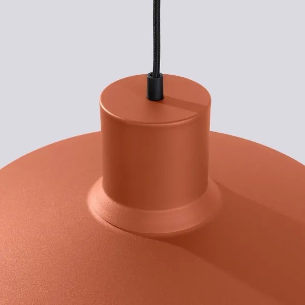 Sollux SL.1706 - Csillár zsinóron BILO 1xE27/15W/230V átm. 35 cm narancs