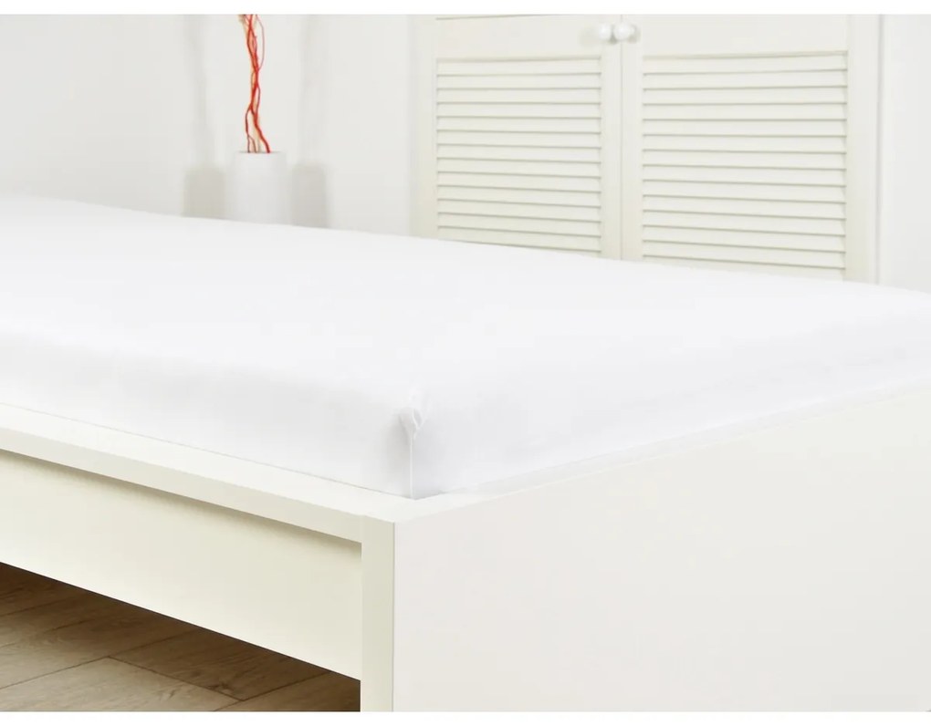 4Home Ideal jersey lepedő fehér, 200 x 200 cm