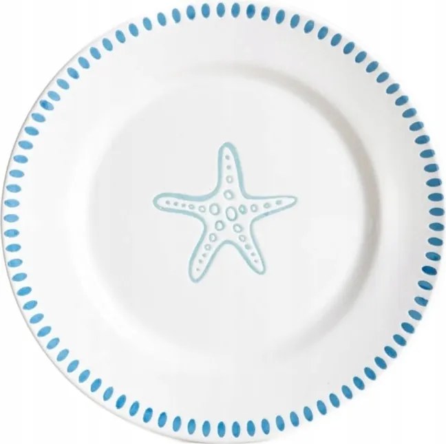 Kaoma desszertes tányér tengeri csillaggal 21 cm Homla