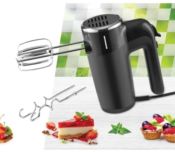Heinner HM-300BK - Kézi habverő 300W/230V fekete