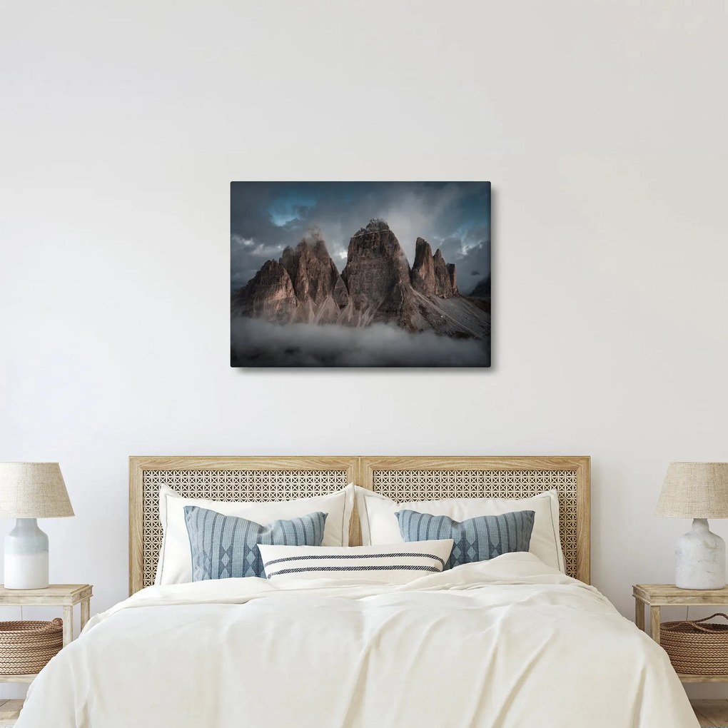 Kép - Három fogak, olasz Dolomitok (70x50 cm)
