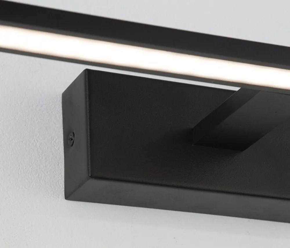 Fürdőszoba Tükörmegvilágító Lámpa Fekete MONDRIAN NOVA LUCE 9053122