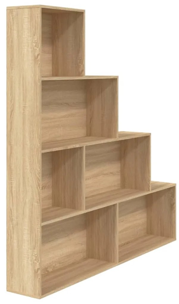 vidaXL sonoma tölgy színű könyvszekrény/térelválasztó 155x24x160 cm
