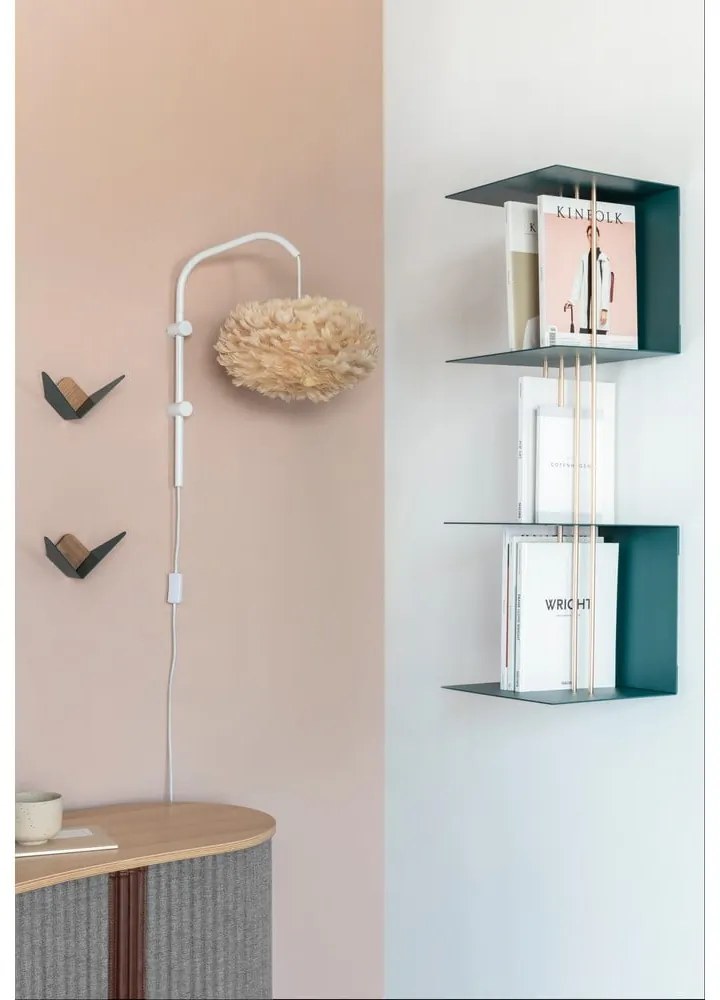 Sötétzöld fém fali polc Teaser – UMAGE