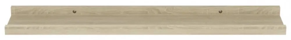 2 db sonoma tölgyfa fali polc 60 x 9 x 3 cm