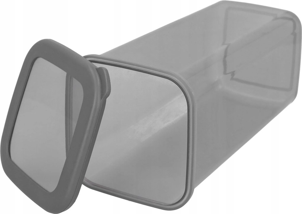 Ömlesztettáru-tároló műanyag 1600 ml-es konyhai fedővel tészta