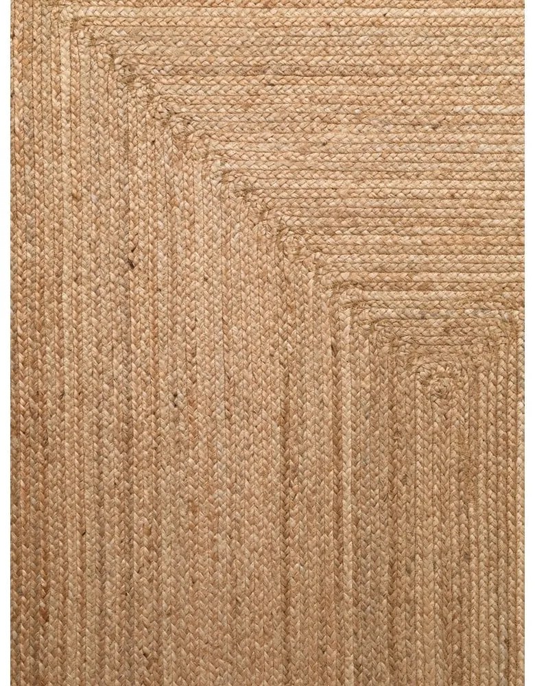 Natúr színű kétoldalas kézi szövésű juta szőnyeg 120x180 cm Sharmila Natural Brown – Hanse Home