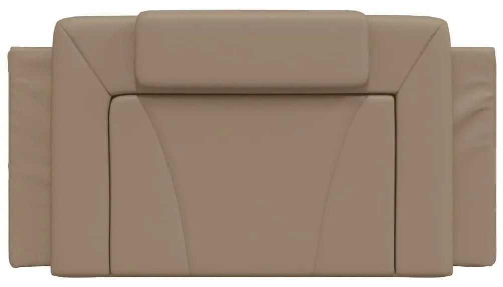 cappuccino színű műbőr fejtámla párna Viana 100 cm