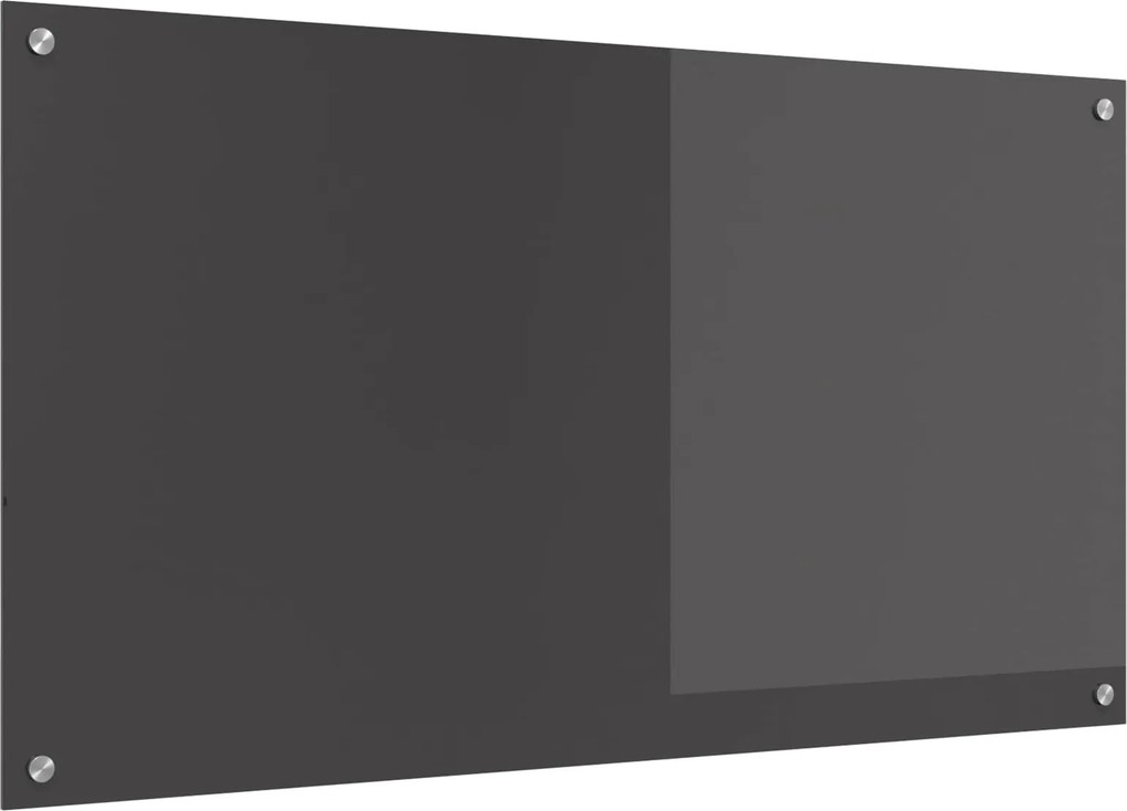 vidaXL Konyhai splashback Sötétszürke 110 x 60 cm edzett üveg