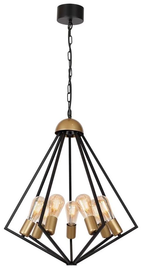 Csillár láncon ALI 7xE27/60W/230V