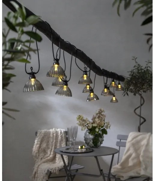 Eglo 900215 - LED Kültéri dekoratív lánc CUBONE 12xLED/0,066W/3,2V IP44