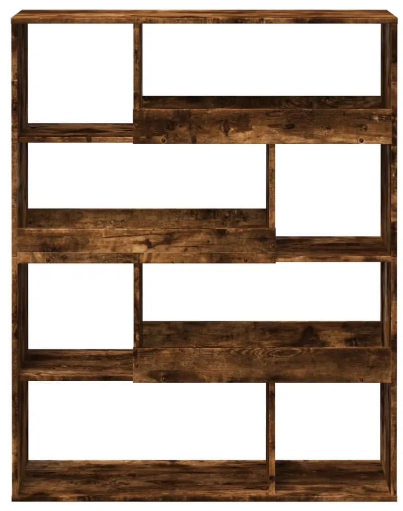 füstös tölgy színű szerelt fa térelválasztó 100 x 33 x 125,5 cm