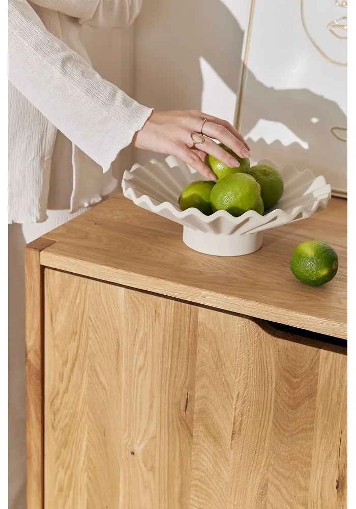 Natúr színű tölgyfa szekrény 95x80 cm Twig – The Beds