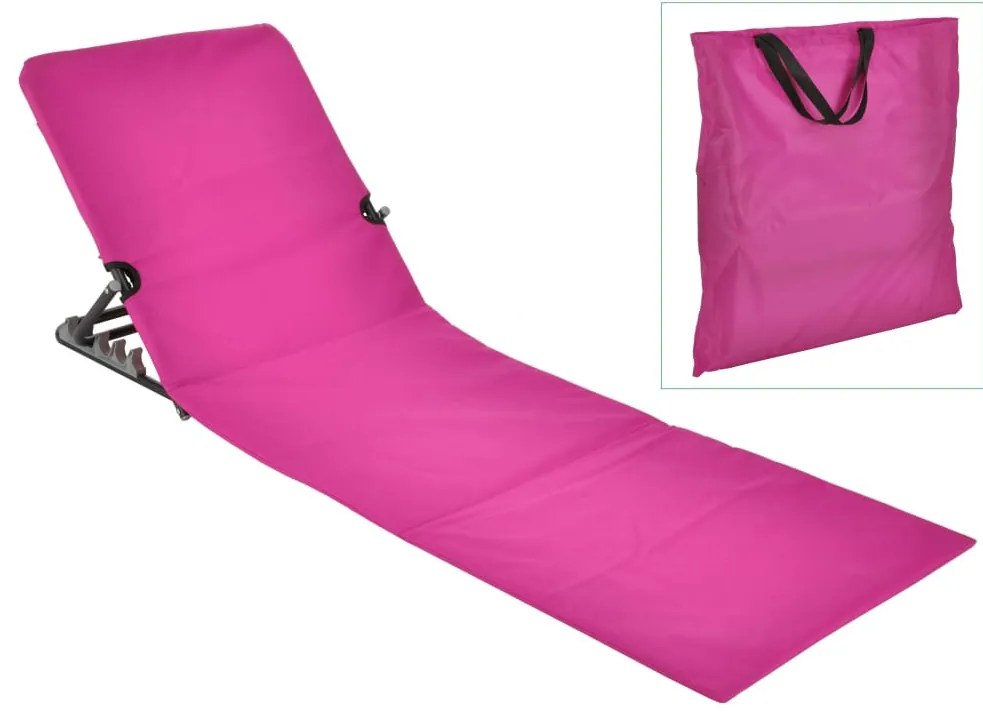 HI rózsaszín összecsukható PVC strandmatrac