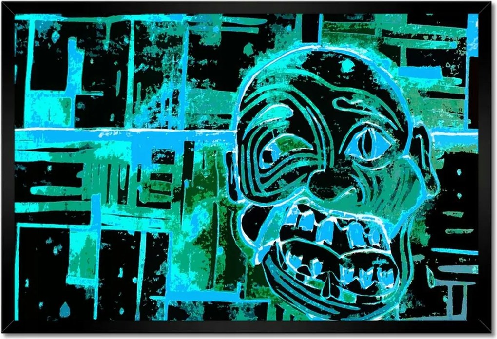 Poszterek keretben 60x40 Koponya Halál Csontváz