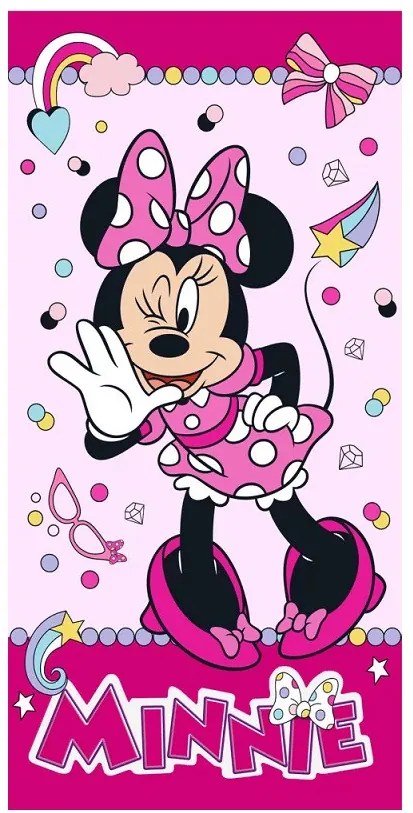 Disney Minnie Funny fürdőlepedő, strand törölköző 70x140 cm