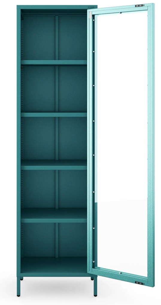 LUIGI vitrin, 500 x 1800 x 350 mm, Modern: tengerkék