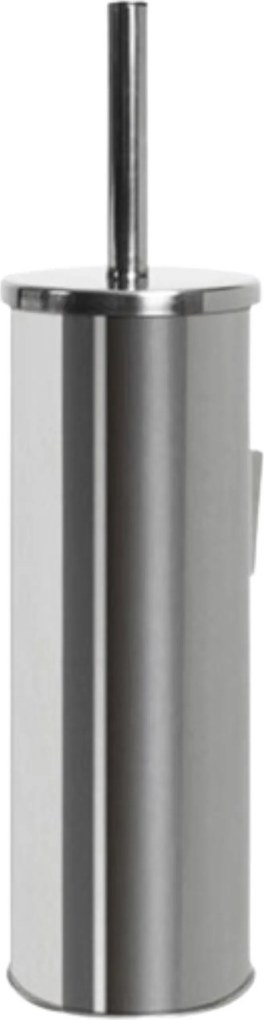 Falra szerelhető Wc kefe szett Acélcső ezüst Borg Hygiene SN1S