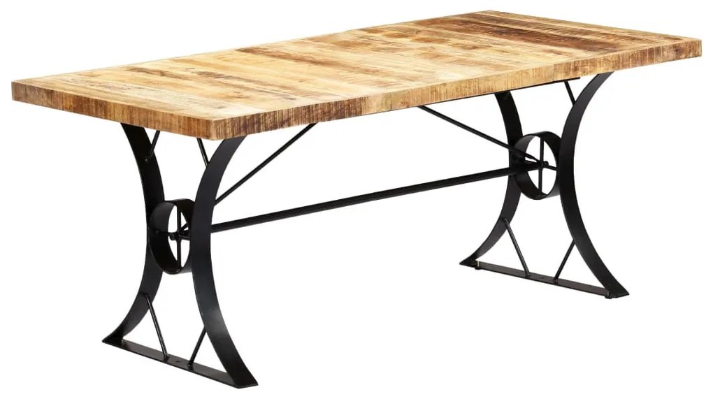 Tömör mangófa étkezőasztal 180 x 90 x 76 cm