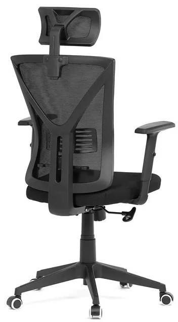 Fekete Hálós Irodai Szék, Hinta Mechanikával. KA-Q851 BK