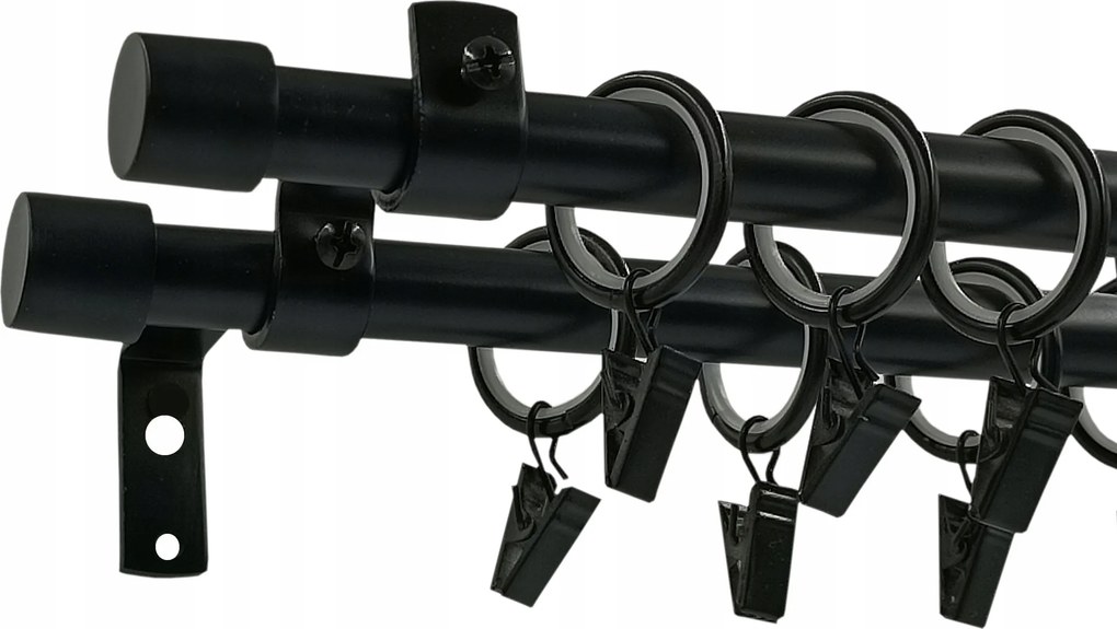 Loft Kétsoros Függönysín Ø16+16mm Luna 300cm csendes