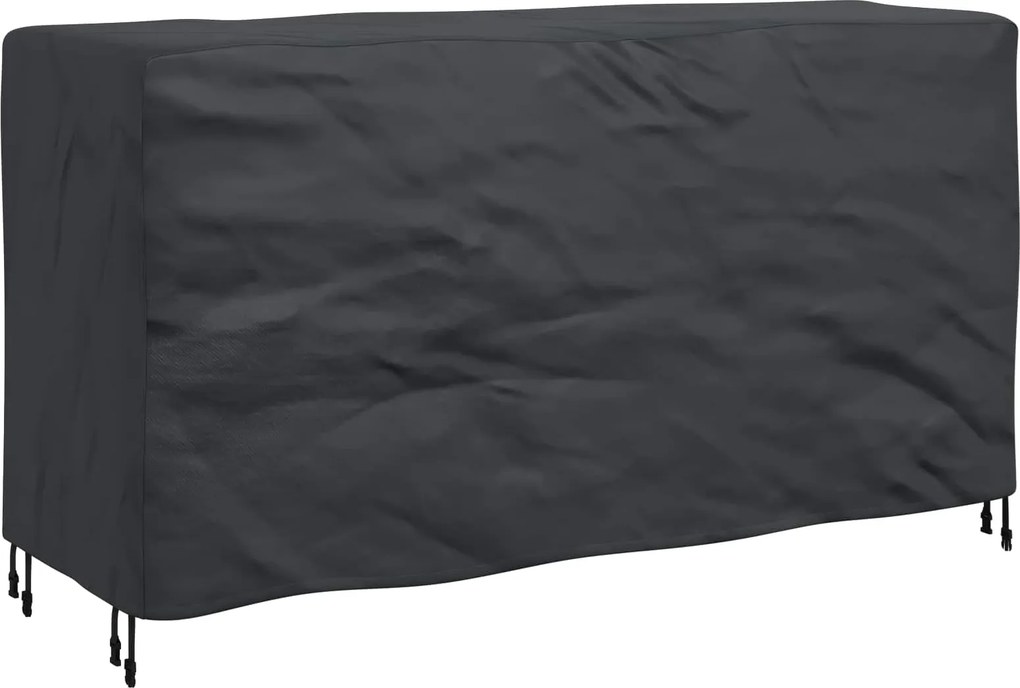 vidaXL Bútor takaró Egyszínű Fekete 180 x 70 x 90 cm 420D