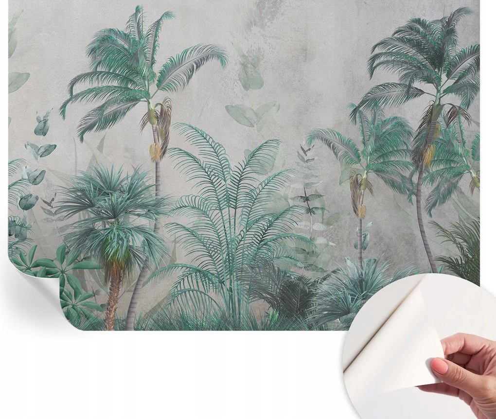 Dekoratív öntapadós fotótapéta Hálószobába Egzotikus oázis 312x219 cm