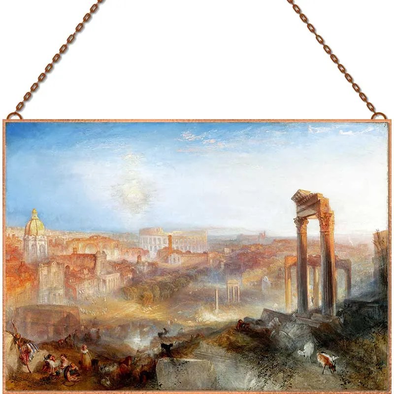 J. M. W. Turner - Modern Rome–Campo Vaccino üvegkép, falikép