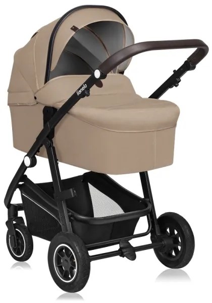 Lionelo - BIANKA 3 az 1-ben kombinált babakocsi, bézs homok