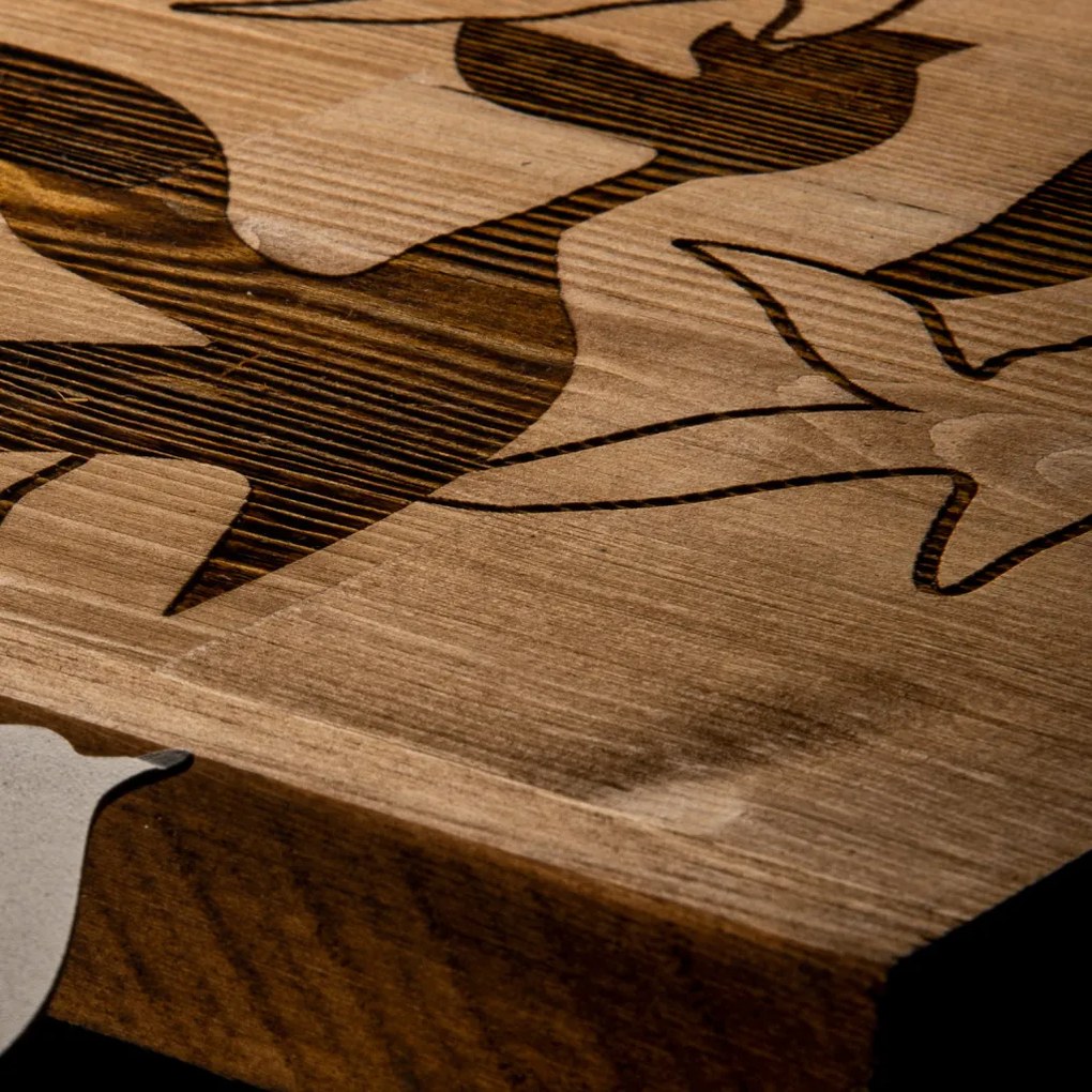 Albatros fém fali dekoráció, 111×25 cm